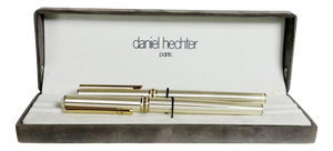 Box with Pens from Daniel Hechter, France, 20th Century, Set of 2