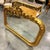 1980s French Style Gold Wall Mirror with Gold Leaf Details For Sale - Image 4 of 10