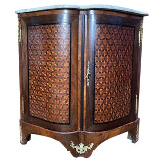 Napoleon Iii Marquetry Corner Cabinet For Sale