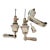 C .2014 Sherle Wagner Polished Nickel "Harrison Lever Faucet," Hardware & Stopper Set -4 Pcs. For Sale