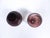 Late 20th Century Small Contemporary Eggplant Purple Glass Vases - A Pair For Sale - Image 5 of 5