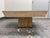 Travertine Reverse Bevel Coffee Table, Vintage For Sale - Image 4 of 12