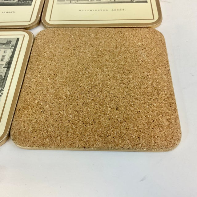 1970s Vintage English Empire Regency Historic London Coasters - Set of ...