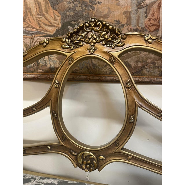 French Gilt Wood Sofa For Sale - Image 3 of 6