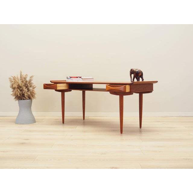 Vintage Danish Teak Coffee Table, 1970s For Sale - Image 4 of 15