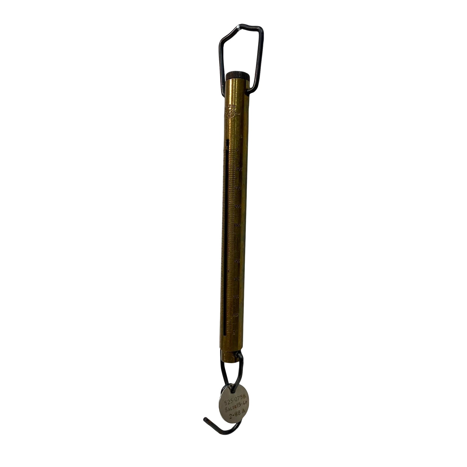 Antique Salter #15 - 4 Lb Brass Spring Balance Scale From England ...