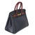 Contemporary Vintage Rouge H Bleu Marine Courchevel Birkin 35 GHW For Sale - Image 3 of 9