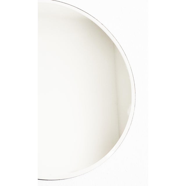 Mid-Century Modern Mid-Century Modern Round Facetted Mirror, 1970s For Sale - Image 3 of 4