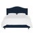 Give your interior a lift with the Bed. Featuring the delicate curves of a classic camelback design, with subtle nailhead...