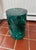 Glass 1980s Resin Accent Table With Glass Top For Sale - Image 7 of 13
