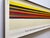 1980s Morris Louis Vintage 1985 Lithograph Print Mid Century Modernist Framed Abstract Expressionist Museum Poster " Stripes 2-14 " 1962 For Sale - Image 5 of 13