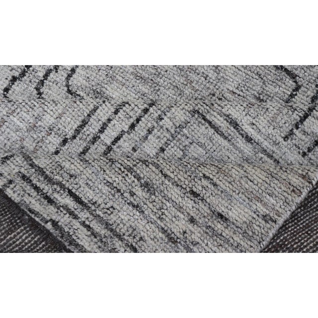 Keivan Woven Arts Hand Knotted Rug in Modern Design 6'x8'8" For Sale - Image 10 of 12