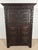 19th Century Baroque Oak Fall-Front Cabinet with Deep Carved Decoration For Sale - Image 9 of 18