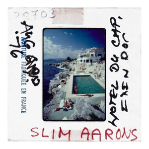 Slim Aarons 'Hotel Du Camp Eden Roc - Slide' Photograph Print by Getty Images - 16x16