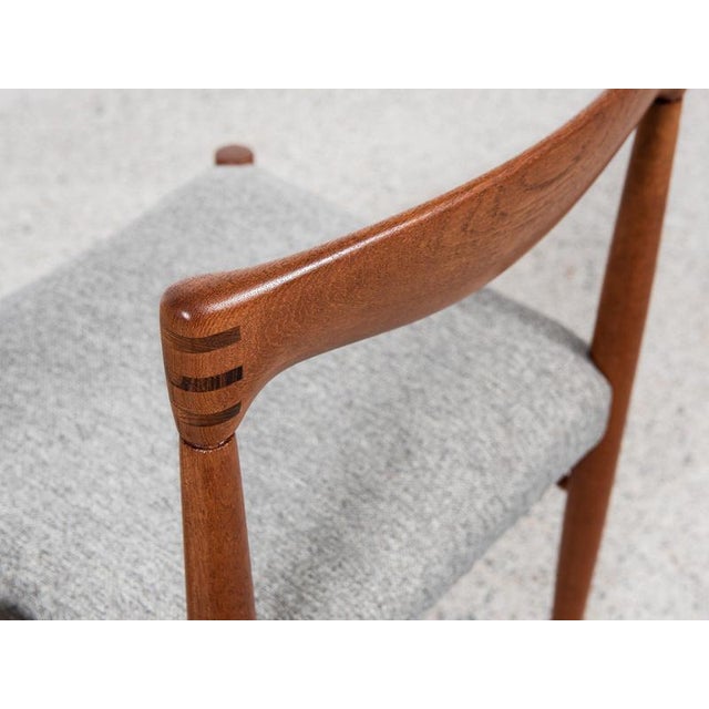 Mid-Century Danish Dining Chairs in Teak attributed to H.W. Klein for Bramin, 1960s, Set of 6 For Sale - Image 9 of 11