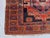 Red Faded Red Caucasian Rug – Distressed Vintage Medallion Wool Rug For Sale - Image 8 of 11