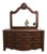 Henredon Marble Top Dresser W. Large Mirror For Sale