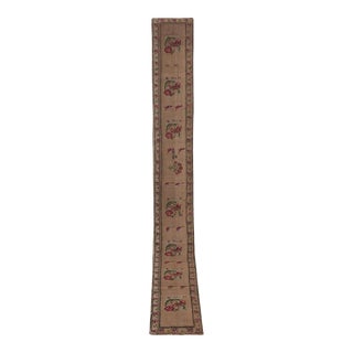 Turkish Aubusson Dated Kilim Runner 1'8'' X 15'1'' For Sale