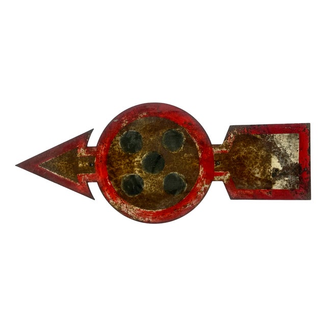 Antique German Military Road Sign, 1940s For Sale