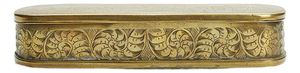 Dutch Engraved Brass Snuffbox, 1700s