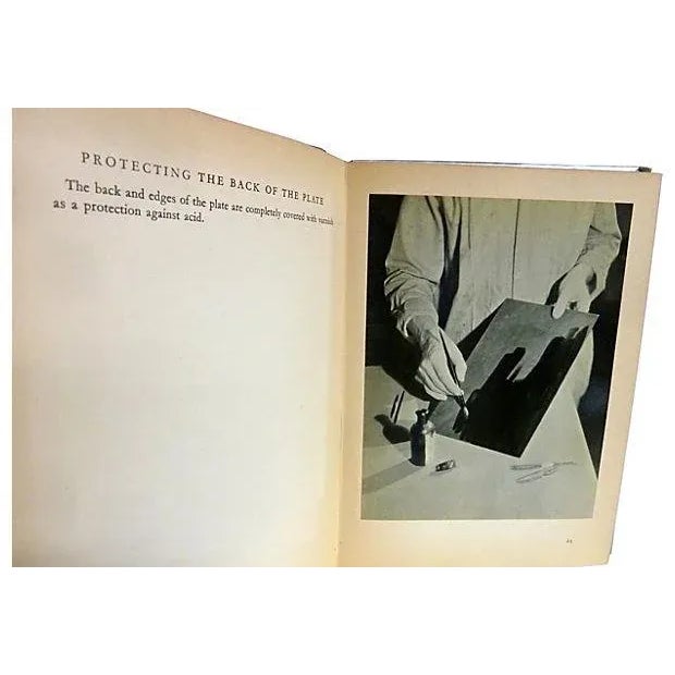 Industrial "Making an Etching" 1932 Book By Levon West For Sale - Image 3 of 4