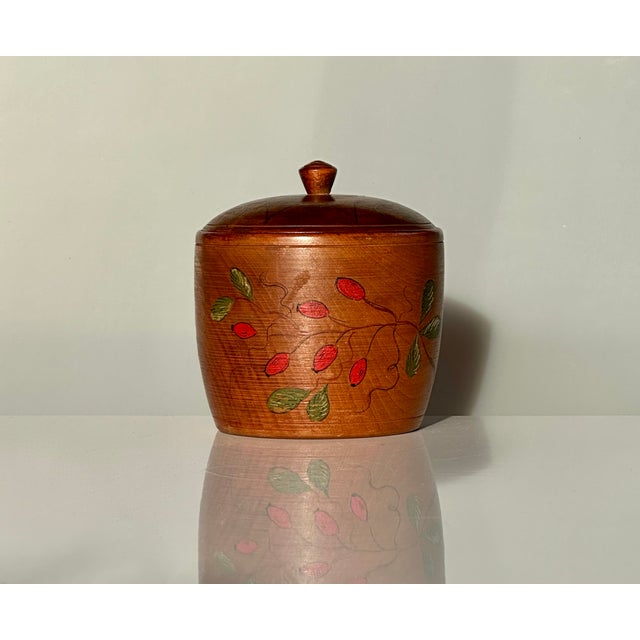 Handcrafted Lidded Wooden Box, 1920s For Sale - Image 15 of 16