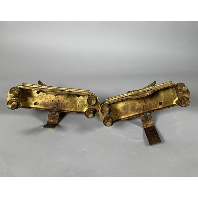 Andirons with Sphinxes from Thomire, 1790, Set of 2 For Sale - Image 4 of 10