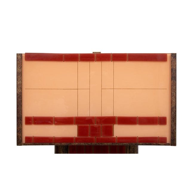 Art Deco Cut Glass Table Lamps, 1990, Set of 2 For Sale - Image 9 of 12
