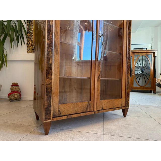 Antique Biedermeier Display Cabinet For Sale - Image 14 of 17
