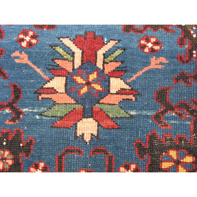 Black Antique Seychour Caucasian Rug, 3'8" X 5'7" For Sale - Image 8 of 10