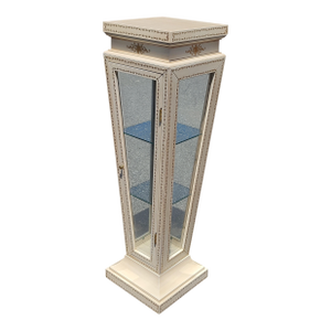 Vintage White Curio/Display Cabinet