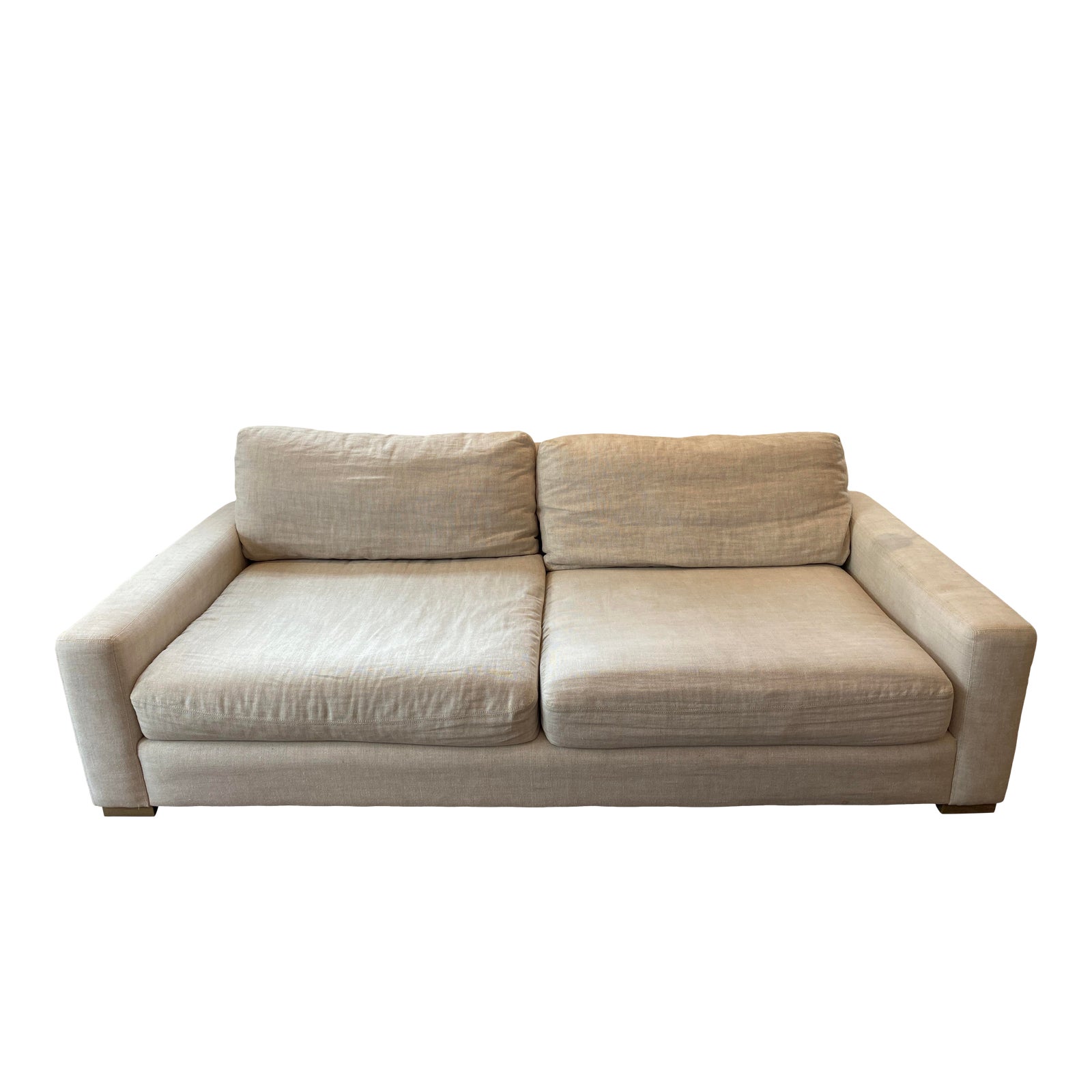 Restoration Hardware Maxwell Upholstered Sofa | Chairish