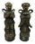 1920s Antique Chinese Brass Children Statues - a Pair For Sale