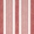 Sample - Schumacher Summerville Stripe Wallcovering In Currant For Sale