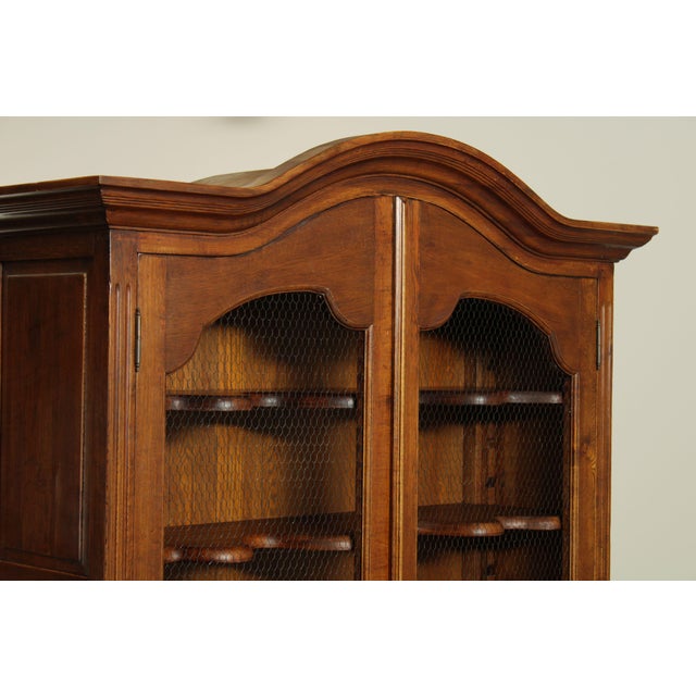 French Country Style Custom Quality Large Pair Bookcases