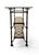 Late 20th Century Hollywood Regency Bronzed Metal Faux Bamboo Console Table With Palm Tree Finials For Sale - Image 5 of 12