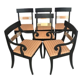 Vintage New Regency Dining Chairs For Sale Chairish