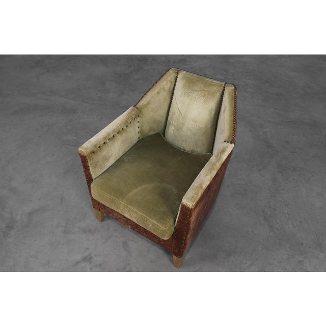 Art Deco Sculptural Armchair, France, 1930s For Sale - Image 12 of 15