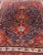 Persian Early 20th Century Antique Persian Shiraz Rug With Tri-Medallion Geometrics in Royal Blue and Red For Sale - Image 3 of 13