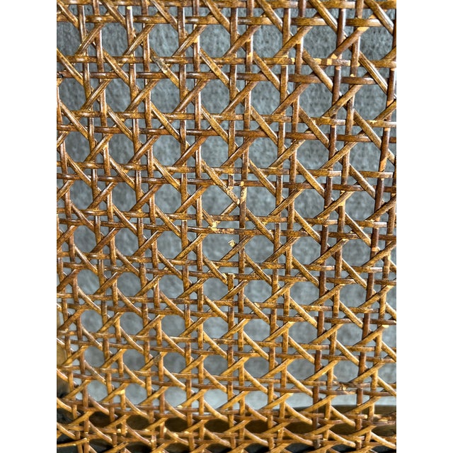 Rare Antique C1800s French Louis XV Style Cane Back Seat Chair by Paine Furniture Company Boston For Sale - Image 4 of 17