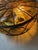 Vintage Amber Crackle Glass Ceiling Lamp by Nanny Still, 1970s For Sale - Image 6 of 12