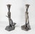 Mid 20th Century 20th Century Pair of Figural Pheasant Silverplate Candlesticks by Weidlich Bros For Sale - Image 5 of 12