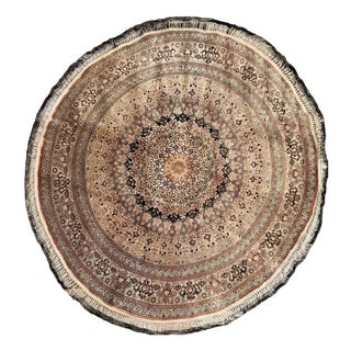Hereke Silk Rug, Türkiye, 1970s For Sale