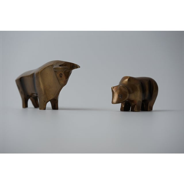 Bull and Bear Stock Exchange Bronze According to Reinhard Dachlauer, 1980s, Set of 2 For Sale - Image 13 of 13
