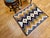 Vintage Navajo Rug, Eye Dazzler Pattern, Wool & Cotton, Native American Wall Art, 3x4 For Sale - Image 4 of 12