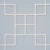 Contemporary SAMPLE - Schumacher Georgette Trellis Wallpaper In Light Blue For Sale - Image 3 of 4