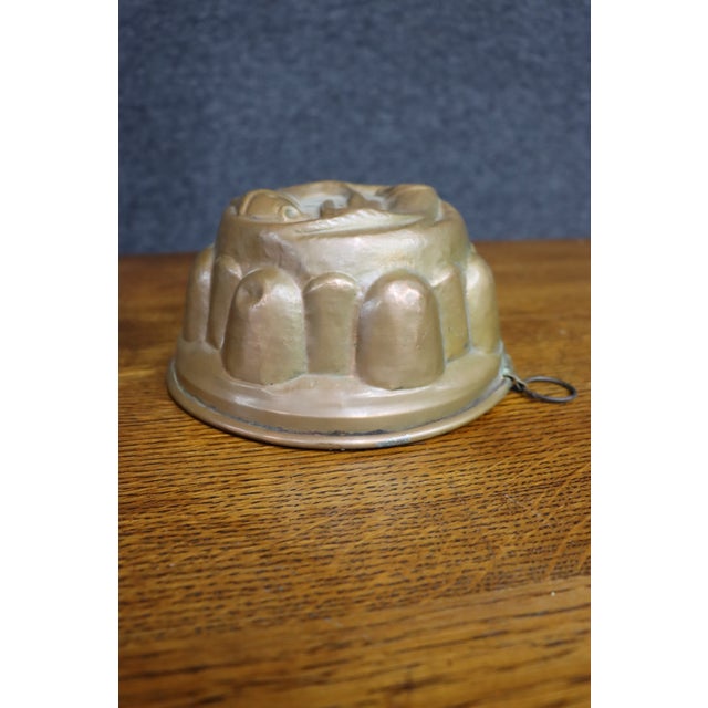 Rustic European Copper Fish Aspic Mold For Sale - Image 3 of 10