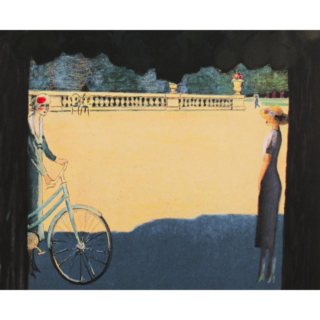 This art work titled "Paroles Dans un Parc (Words in the Park)" 1989 is an original color lithograph on Arches paper by...