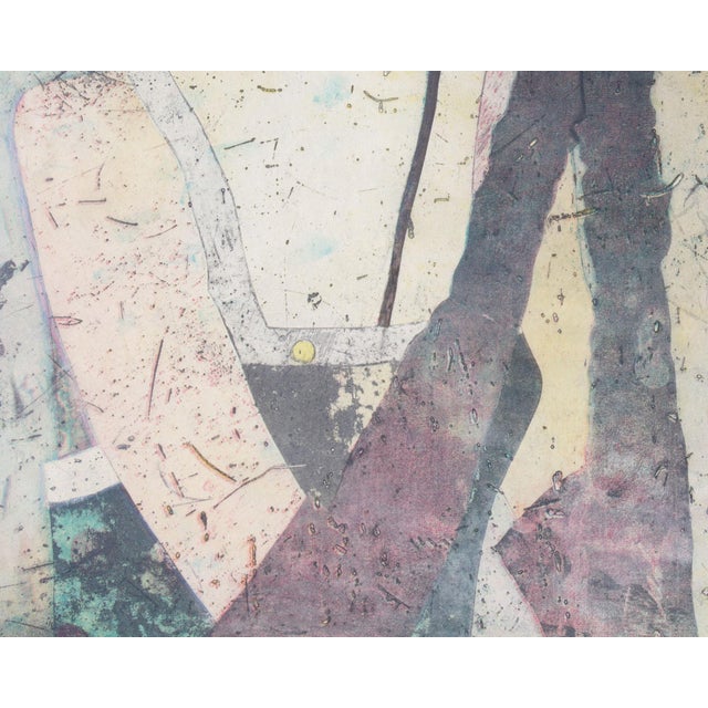 Green 1989 “At the Opera” Intaglio Print by Yuji Hiratsuka For Sale - Image 8 of 9