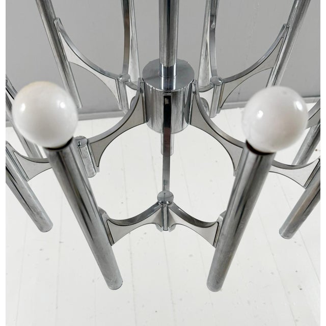 Mid-Century Chandelier by Gaetano Sciolari, Italy, 1960s For Sale - Image 12 of 18